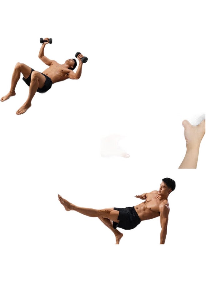 JD.com Yoga Mat Fitness Mat Men'S Non-Slip Professional Yoga Mat Sports Thickened And Lengthened 2 Meters Shock-Absorbing Soundproof Jumping Mat Gray - Image 1