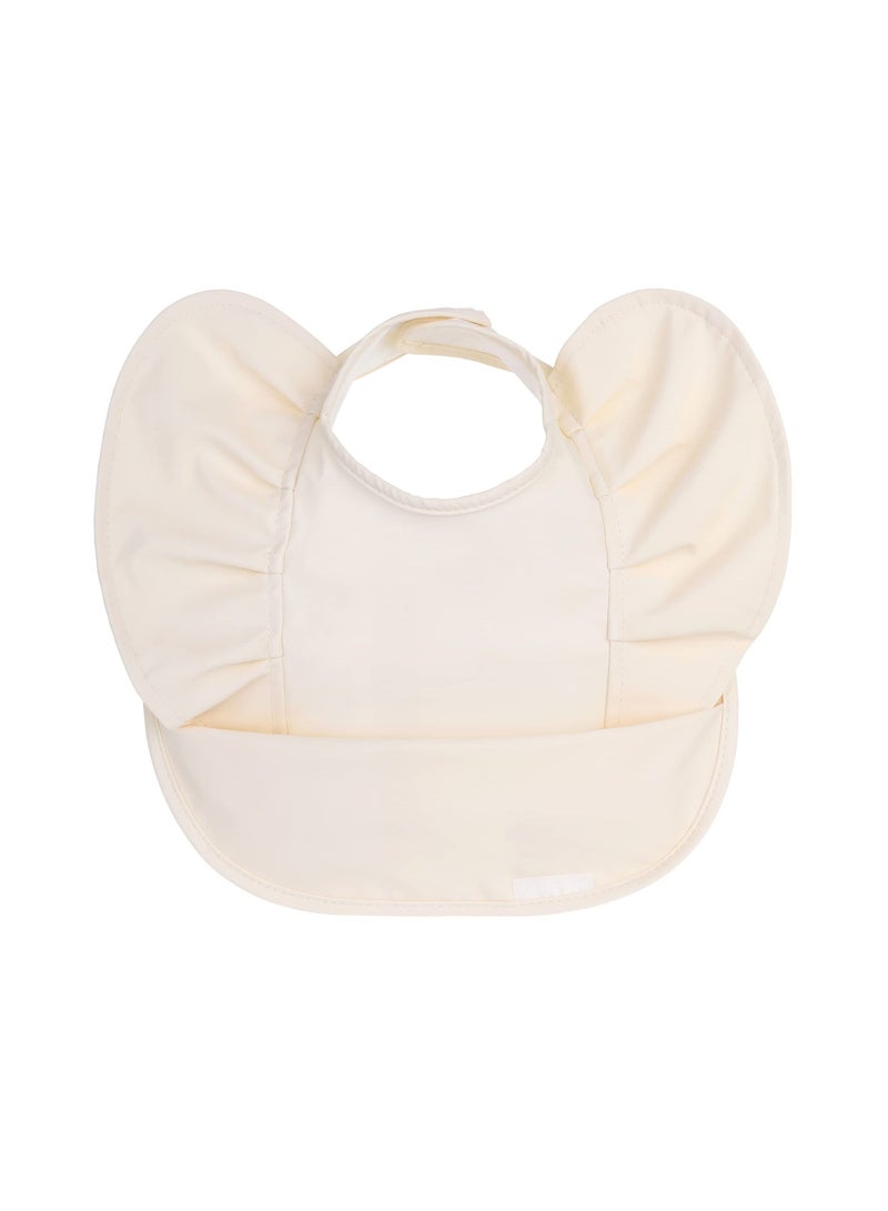 شو وو Waterproof Baby Bib for Baby, Wipe Clean and Washable, Toddler Bibs with Food Catcher - Image 1