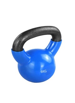 Vinyl Coated Kettlebell With Comfort Grip 6kgs