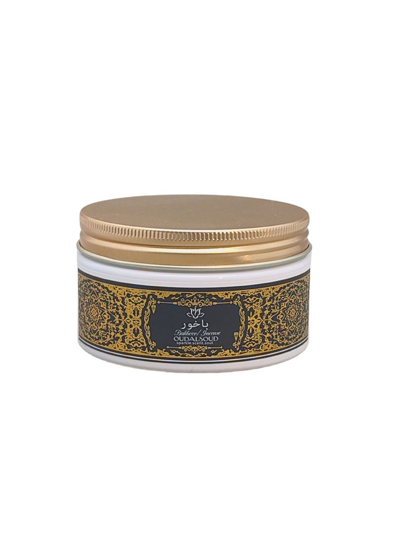 OUDALSOUD 80g Gift Box Mysterious Shibam Arabic Bakhoor Incense,Woody Oriental Scented Scented|Aroma Lasts All Day Long,Perfect for Prayer, Namaaz, Ceremony, Meditation  - Image 3