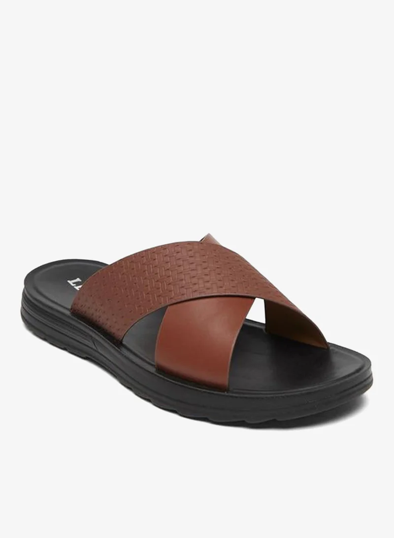 Men'S Textured Slip-On Comfort Sandals
