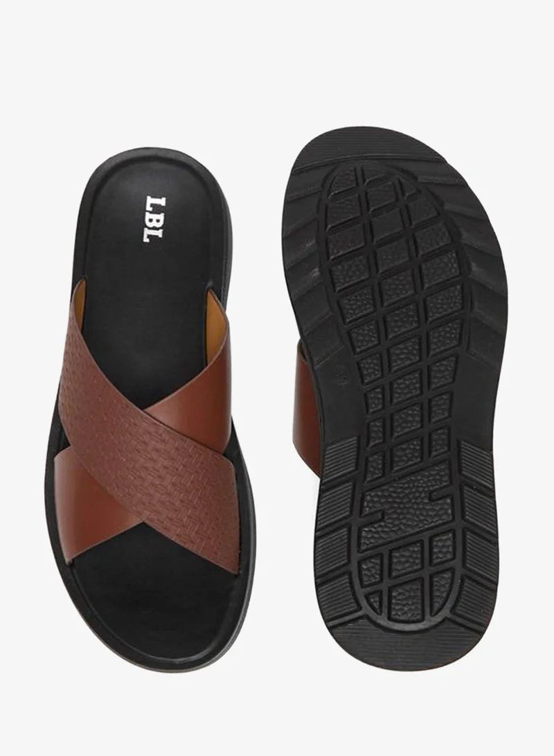 LBL by Shoexpress  Men'S Textured Slip-On Comfort Sandals for Men | Best Price UAE