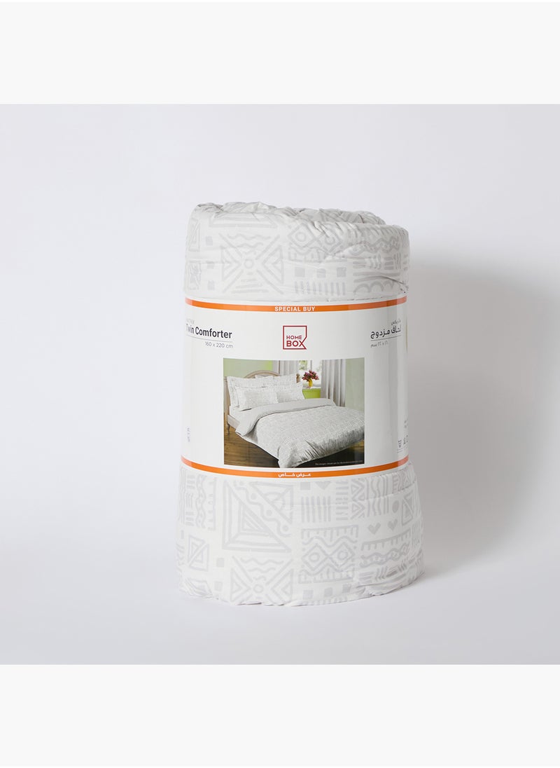 Home Box - Matrix Raine Microfibre Twin Comforter - - Image 1