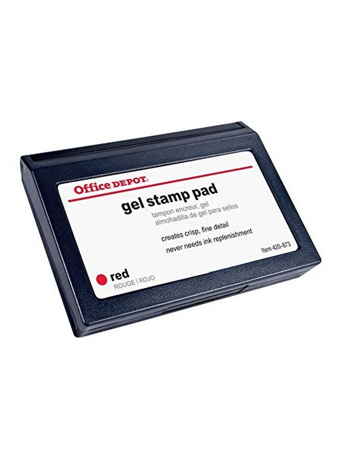 Office Depot Gel Pad, 3 1/4In. X 4 5/8In., Red, 032532 - Image 4