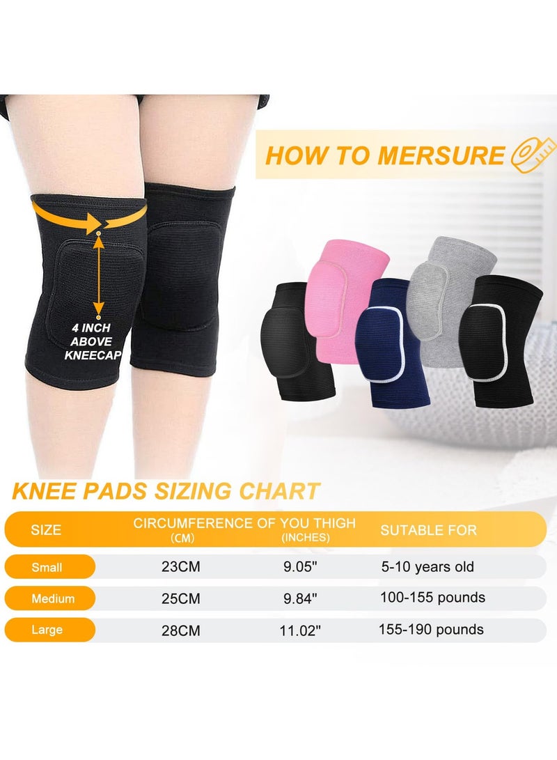 Cuken Soft and Breathable Knee Pads for Volleyball, Dancing, Football, Yoga, Basketball, and Skating - Protective Knee Pads for Adults and Kids - Image 2