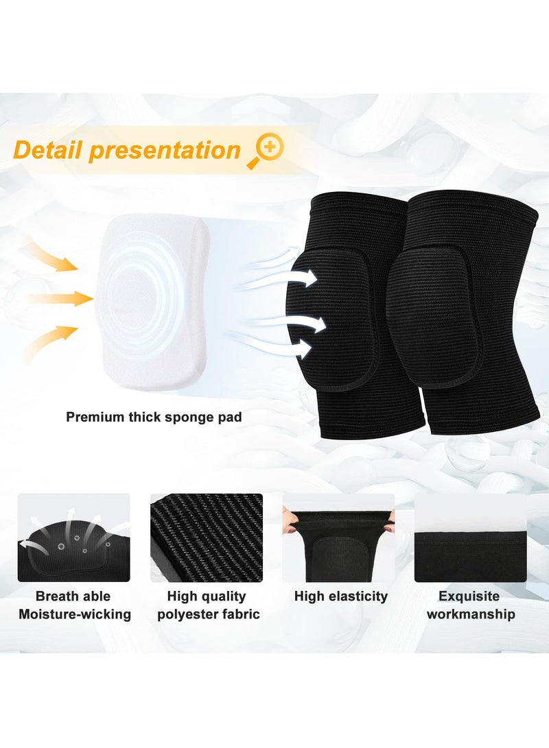 Cuken Soft and Breathable Knee Pads for Volleyball, Dancing, Football, Yoga, Basketball, and Skating - Protective Knee Pads for Adults and Kids - Image 3