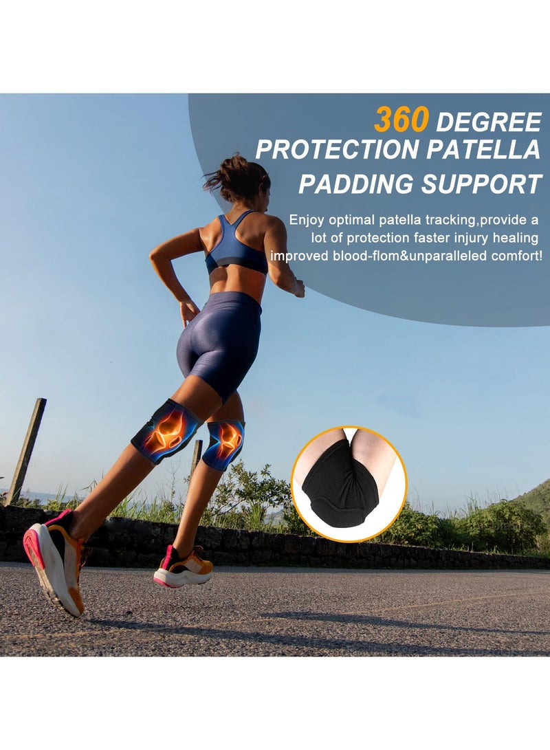 Cuken Soft and Breathable Knee Pads for Volleyball, Dancing, Football, Yoga, Basketball, and Skating - Protective Knee Pads for Adults and Kids - Image 4