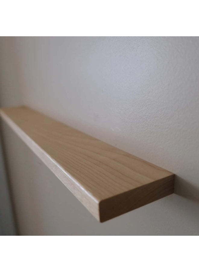 Horoof Home Horoof Home® Solid Wood Floating Shelf – 122 cm Rustic Wall-Mounted Display  - Image 2
