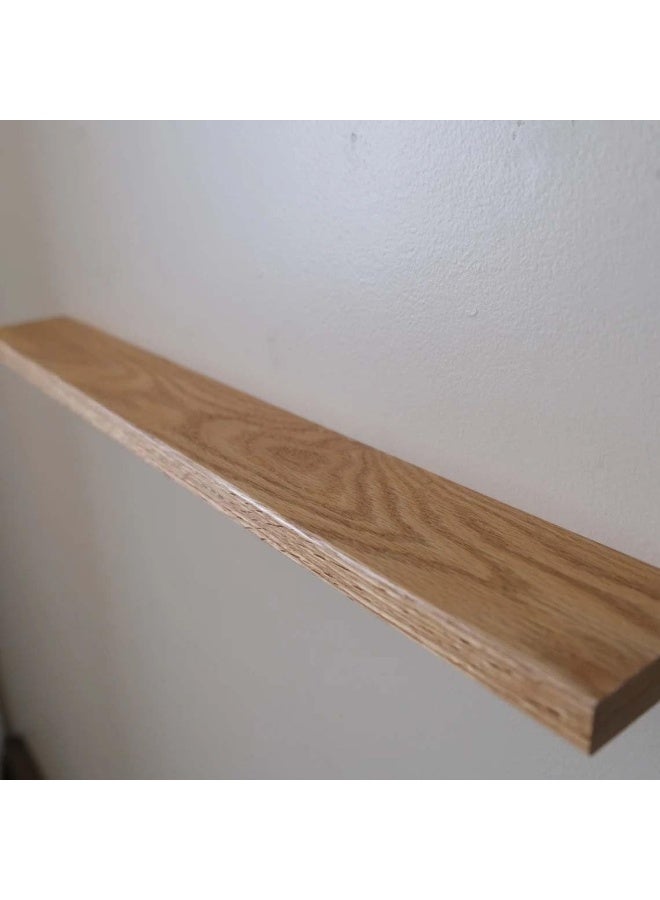 Horoof Home Horoof Home® Solid Wood Floating Shelf – 122 cm Rustic Wall-Mounted Display  - Image 3
