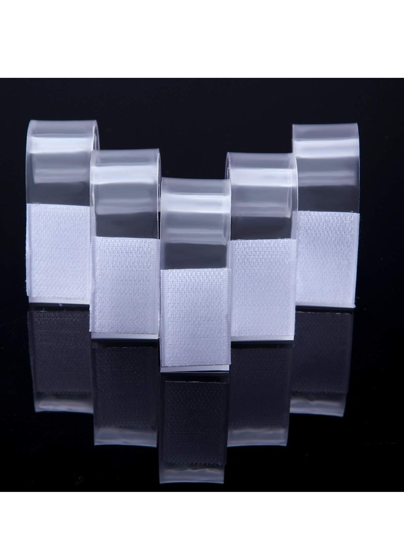 SYOSI Tablecloth Clips, 25 Pieces Table Skirting Clips, SMC Model Plastic Tablecloth Clips for Table 1.5-2 Inch with Hook and Loop, Table Clips for Tablecloths Meeting Indoor Outdoor Events Restaurant - Image 5