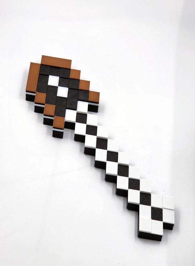 CUBIX3D Pixel Shovel Toy Prop | 3D Printed Gaming Inspired Collectible | Pixelated Desk Decor, Kids Roleplay Accessory & Unique Gift - Image 2
