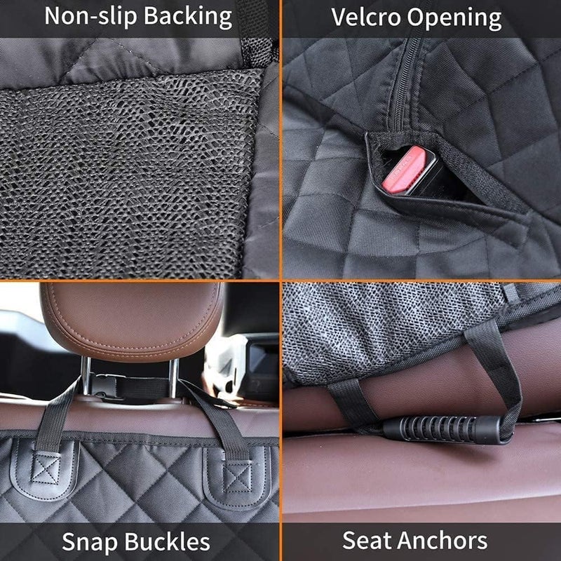 HNCPSY Dog Car Seat Cover for Back Seat Pet Cover for Dogs Waterproof Car Seat Protector Bench Seat Cover, Scratchproof Nonslip Durable Car Seat Covers for SUV,Truck &Cars - Image 4