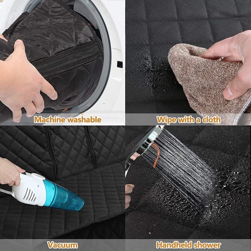 HNCPSY Dog Car Seat Cover for Back Seat Pet Cover for Dogs Waterproof Car Seat Protector Bench Seat Cover, Scratchproof Nonslip Durable Car Seat Covers for SUV,Truck &Cars - Image 5