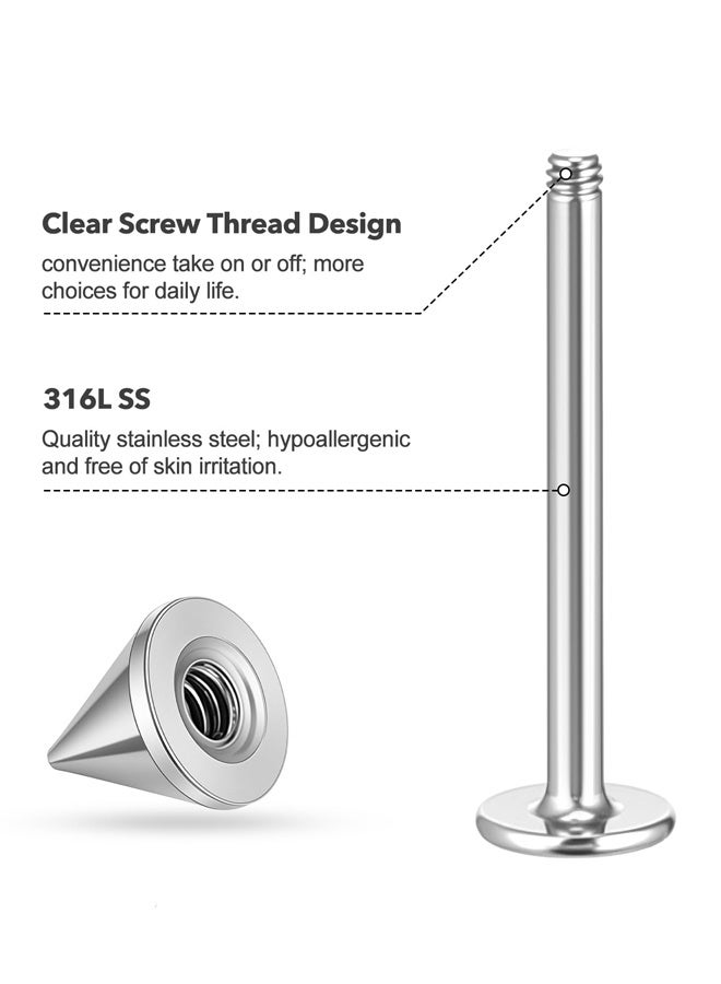 15 Pcs Stainless Steel Body Piercing Jewelry Set Versatile Rings  Studs for Nose Lip Ear Belly Button  More Hypoallergenic  Stylish Piercing Kit for Women Men  for Daily Wear Parties Street Style Looks Gift Giving - Image 5