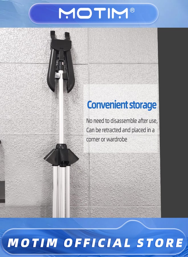 Motim Garment Hanger for Steaming Clothes Steam Rack for Clothes Handheld Garment Steamer Rack Clothes Hanger Steamer Hanger standing Steam Iron Stand - Image 4