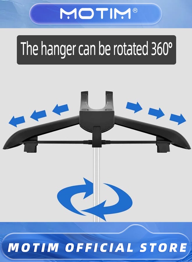 Motim Garment Hanger for Steaming Clothes Steam Rack for Clothes Handheld Garment Steamer Rack Clothes Hanger Steamer Hanger standing Steam Iron Stand - Image 5