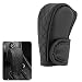 HHZL Car Shift Handle Transmission Knob Cover Accessories EcoLeather Car Shift Cover Center Console Magic Tape Gear Lever Protector Universal for Most CarsBlack - Image 2