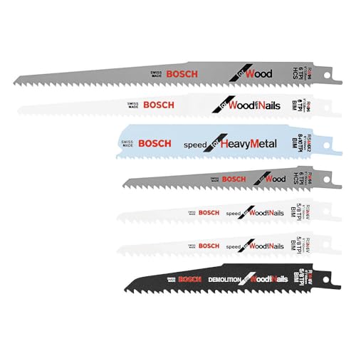 Bosch RAP7PK 7-Piece Reciprocating Saw Blade Set - Image 1