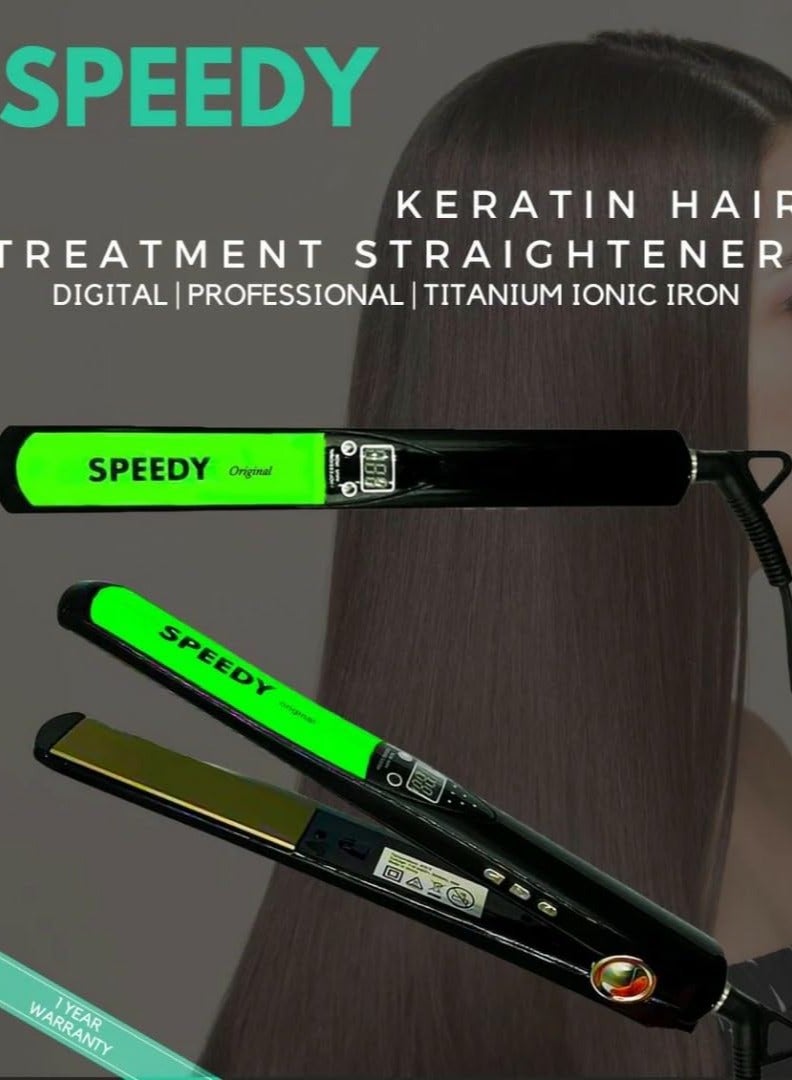 Speedy SP-14 Keratin Hair Treatment Straightener Pro System 470F in 360 Degree Swivel Cord - Image 3