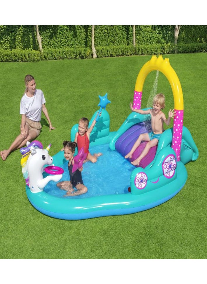 Bestway Bestway Magical Unicorn Carriage Play Center 2.74M X 1.98M X 1.37M 26-53097  - Image 2