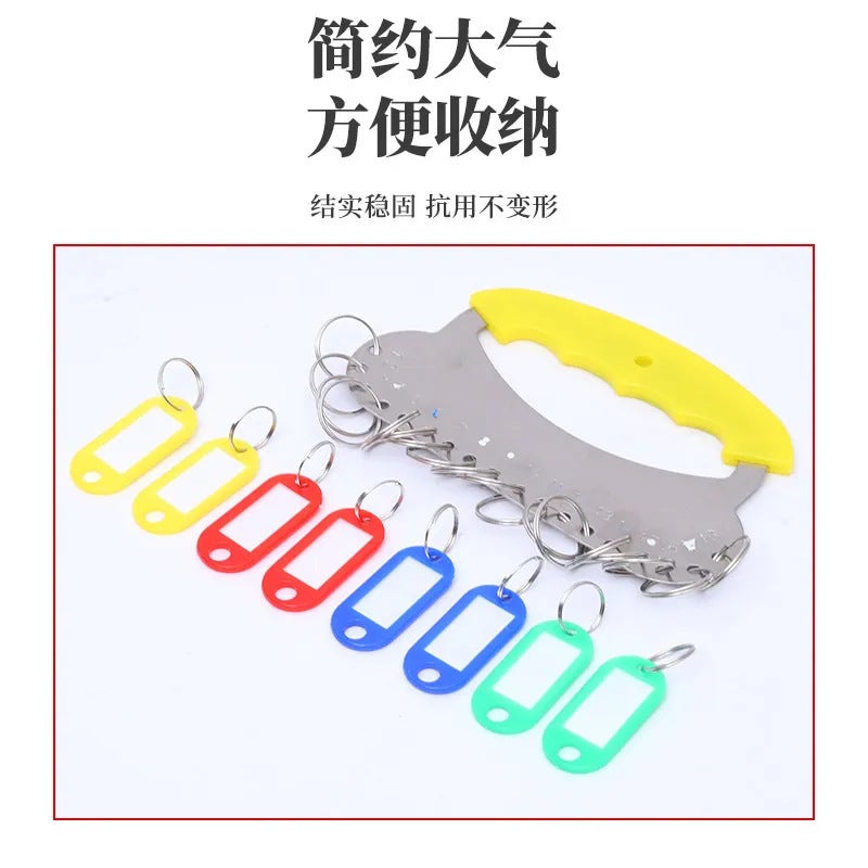 Key Plate Thickened Disc With Marker Key Plate Key Storage Management Key Ring Hand Guard Key Plate - Image 4