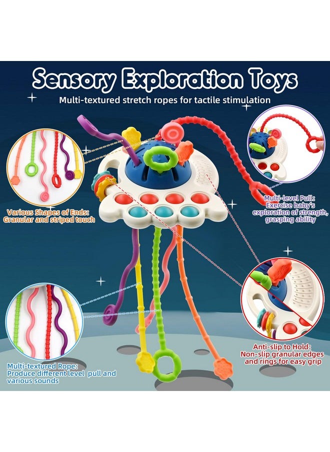 AiTuiTui - Sensory Montessori Baby Teething Toys, Silicone Remote Control Teether Toddler Travel Toys For 3 6 9 18 Months, Educational Learning Toys For Infant Newborn Boy Girl Birthday Gifts - Image 1