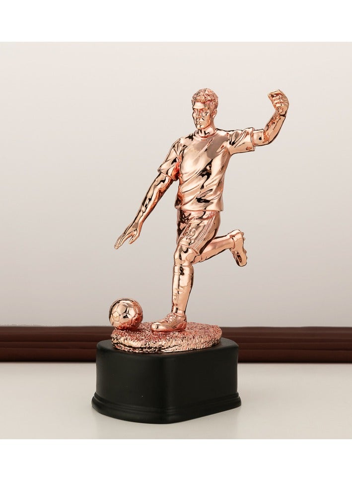 KUYING New Creative Personal Trophy Football MVP Player Trophy 11x9x24cm 