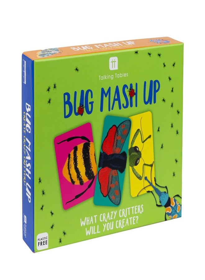 Talking Tables Family Fun Bug Mash Up Game For Kids Insect-Inspired Designs, Mix and Match Critters, Match-up Challenge, Ideal Birthday Gift For Boys or Girls Packaging -PLASTIC FREE Age 3+ - Image 1