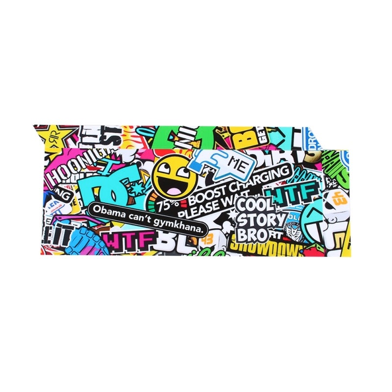 Graffiti Pattern Vinyl Skin: Precut Adhesive Backed Vinyl - Scratch Dust Protection Console Decal for PS4 Console & Controller - Image 3