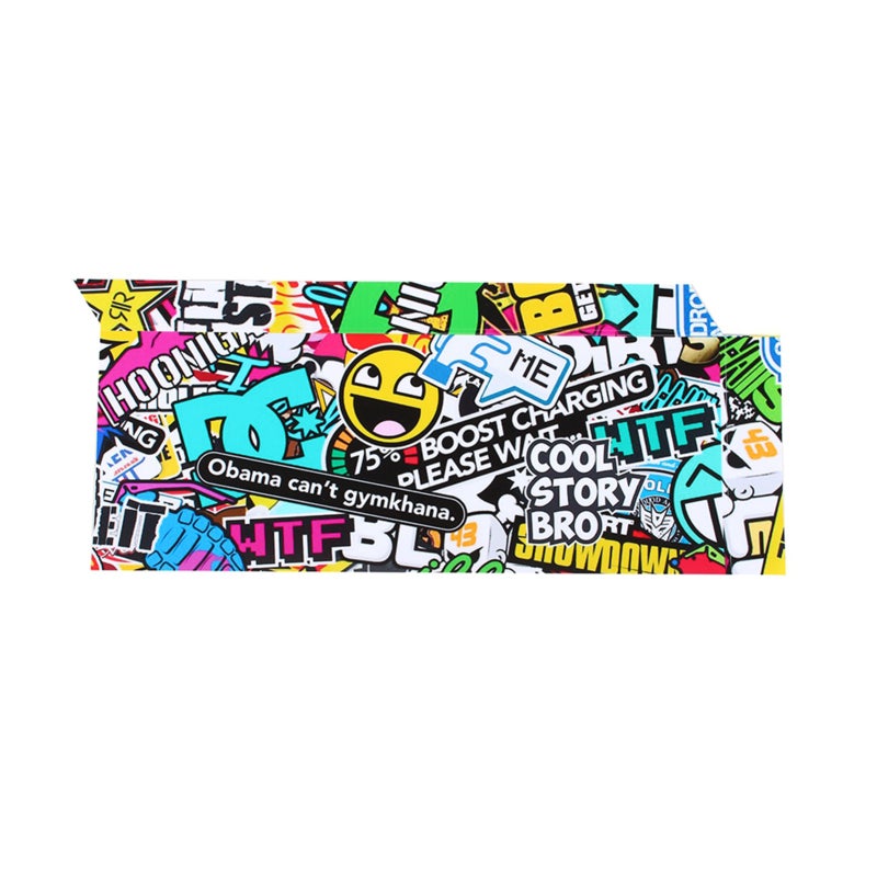 Graffiti Pattern Vinyl Skin: Precut Adhesive Backed Vinyl - Scratch Dust Protection Console Decal for PS4 Console & Controller - Image 2