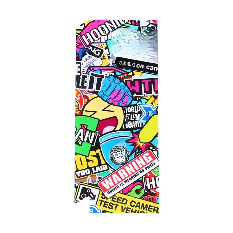 Graffiti Pattern Vinyl Skin: Precut Adhesive Backed Vinyl - Scratch Dust Protection Console Decal for PS4 Console & Controller - Image 4