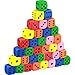Kasyat 36 Pieces Foam Dice Colorful Cubes Block of Dice with Number Dots for Boy Girl Over 3 Building Educational Toys Math Teaching Pastime Party Favors and Classroom Supplies - Image 2