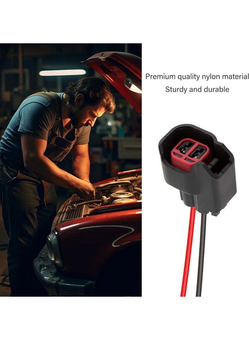 8 PCS Fuel Injector Connector Pigtail,Fuel Injectors Set of 8 Replace OEM# 5013995AA,5161919AA,Car Accessories Fuel Injector Wiring Harness Compatible with Dodge,Ford,Chevrolet (8PCS) - Image 3