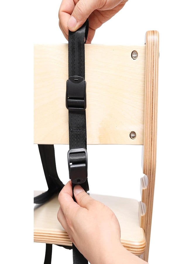 Fornel High Chair Straps, 5 Point Harness Strap for Adjustable Wooden Highchair for Toddlers - Image 4