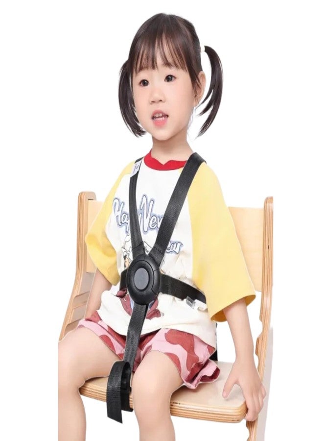 Fornel High Chair Straps, 5 Point Harness Strap for Adjustable Wooden Highchair for Toddlers - Image 3