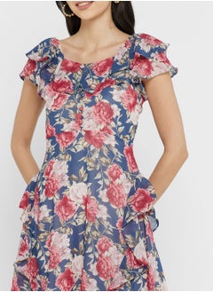 ELLA Printed Dress  - Image 3