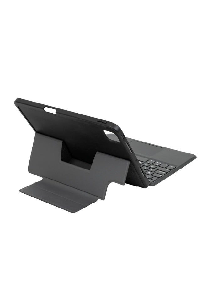 ELTRAZONE Touch Keyboard Case with Trackpad for iPad Pro 11 2024/2025 Magnetic Protective Cover with Backlit Keyboard, Multi-Touch Trackpad, Rechargeable Wireless Keyboard Case Black - Image 2