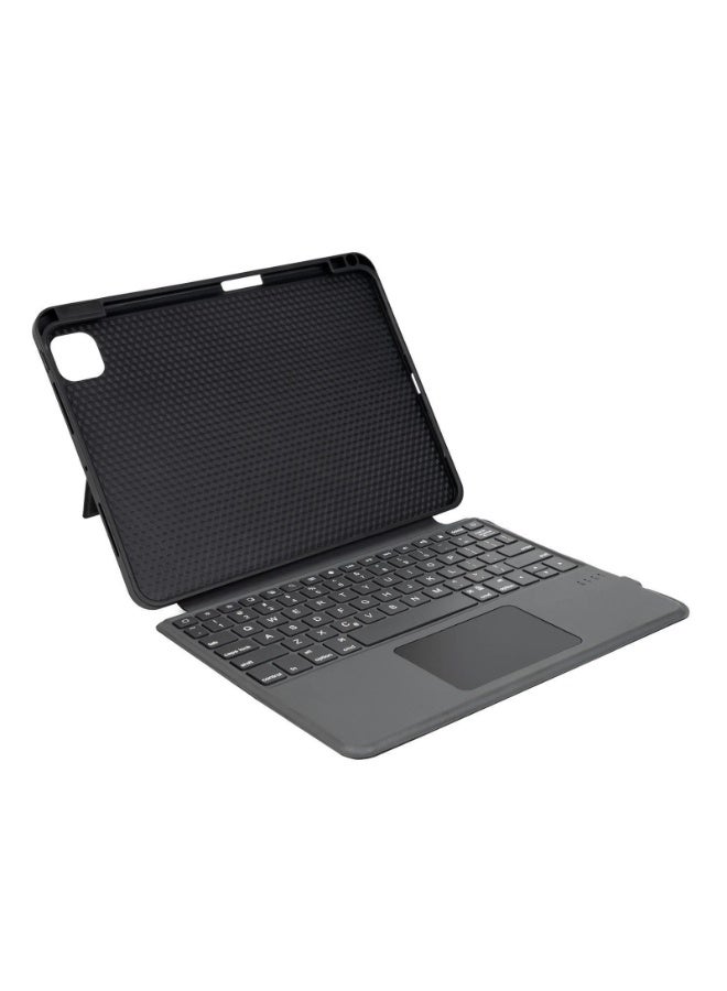 ELTRAZONE Touch Keyboard Case with Trackpad for iPad Pro 11 2024/2025 Magnetic Protective Cover with Backlit Keyboard, Multi-Touch Trackpad, Rechargeable Wireless Keyboard Case Black - Image 1