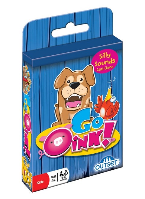 Outset Media Go Oink - The Silly Sounds Card Game for Ages 4+