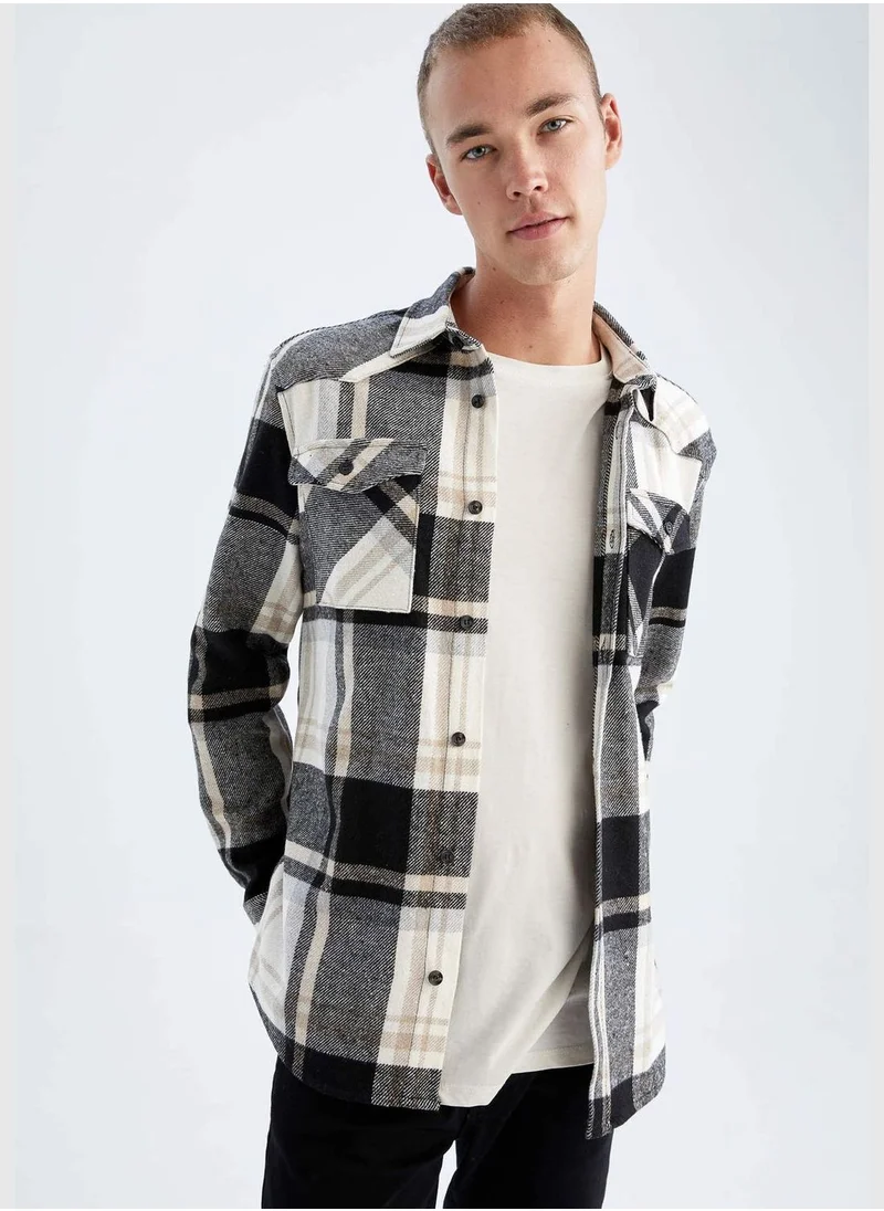 DeFacto Regular Fit Check Patterned Shirt