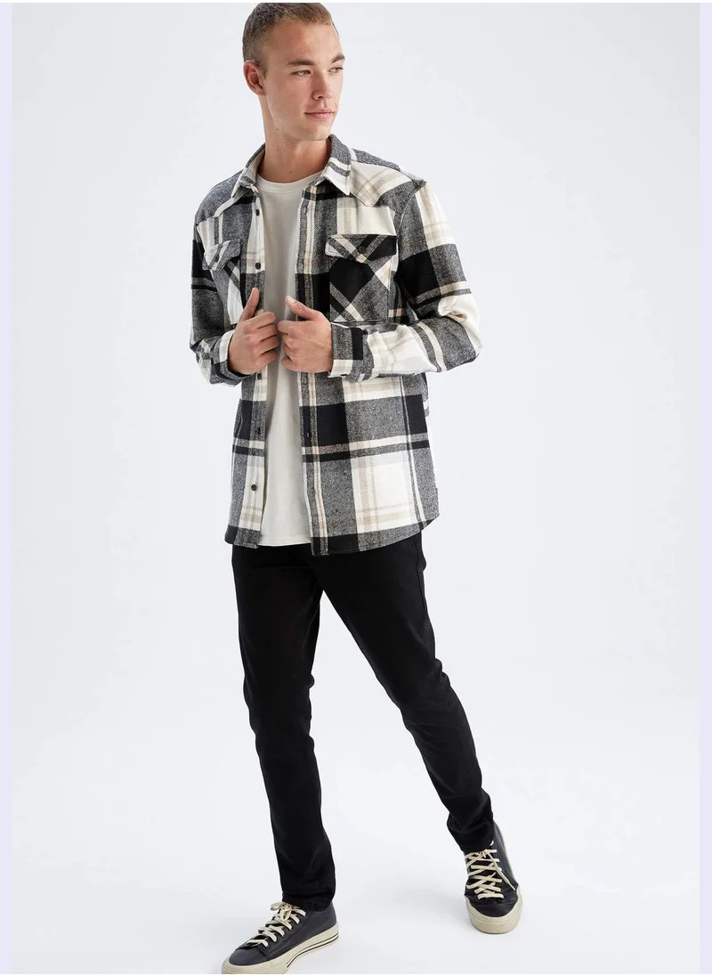 DeFacto Regular Fit Check Patterned Shirt