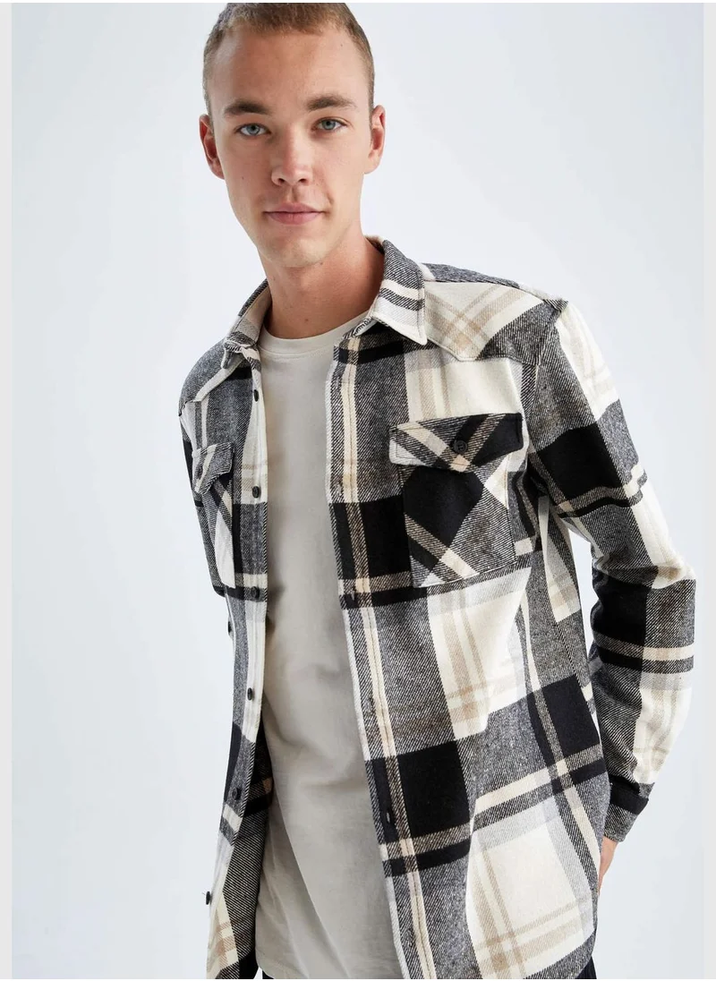 DeFacto Regular Fit Check Patterned Shirt