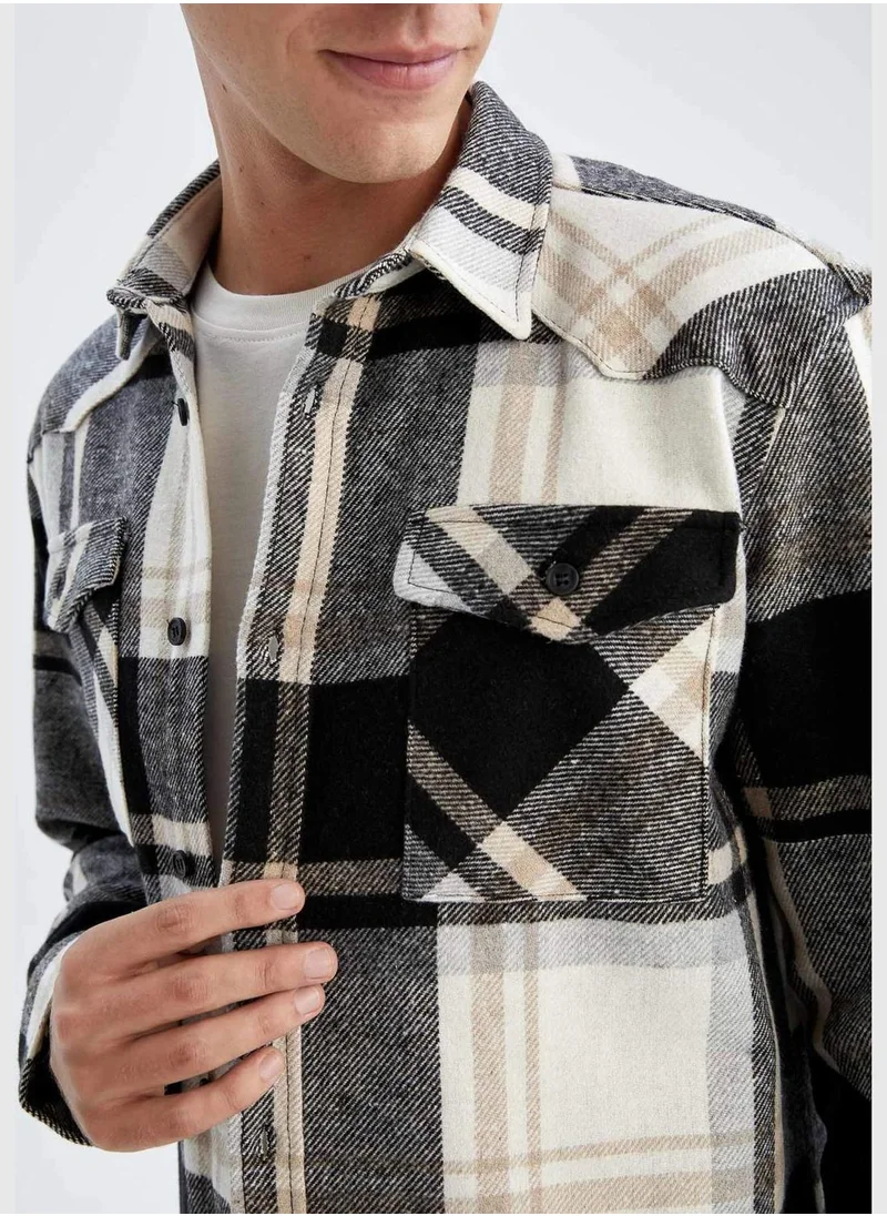 DeFacto Regular Fit Check Patterned Shirt