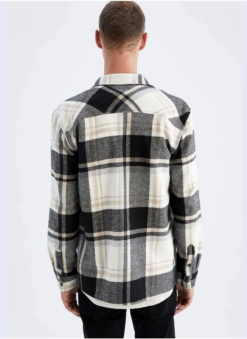 DeFacto Regular Fit Check Patterned Shirt