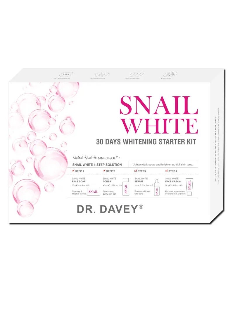 Generic Snail White Whitening Dark Spots Damage Skin Face & Body Hydrating Micro Sculpting Face Moisturizer Cream Skin Care Gift Set  - Image 1