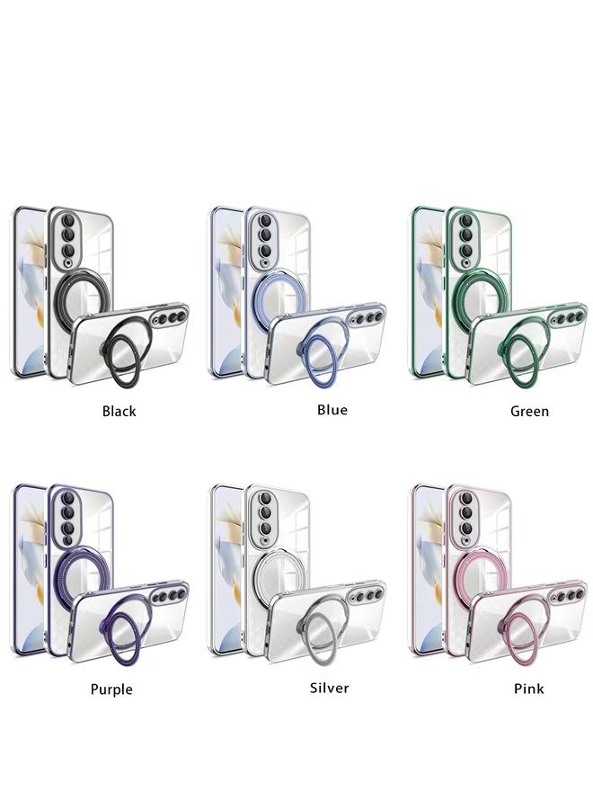 اس-توب جراب لهاتف Honor 90 مع حامل MagSafe دوار من مادة TPU - Image 3