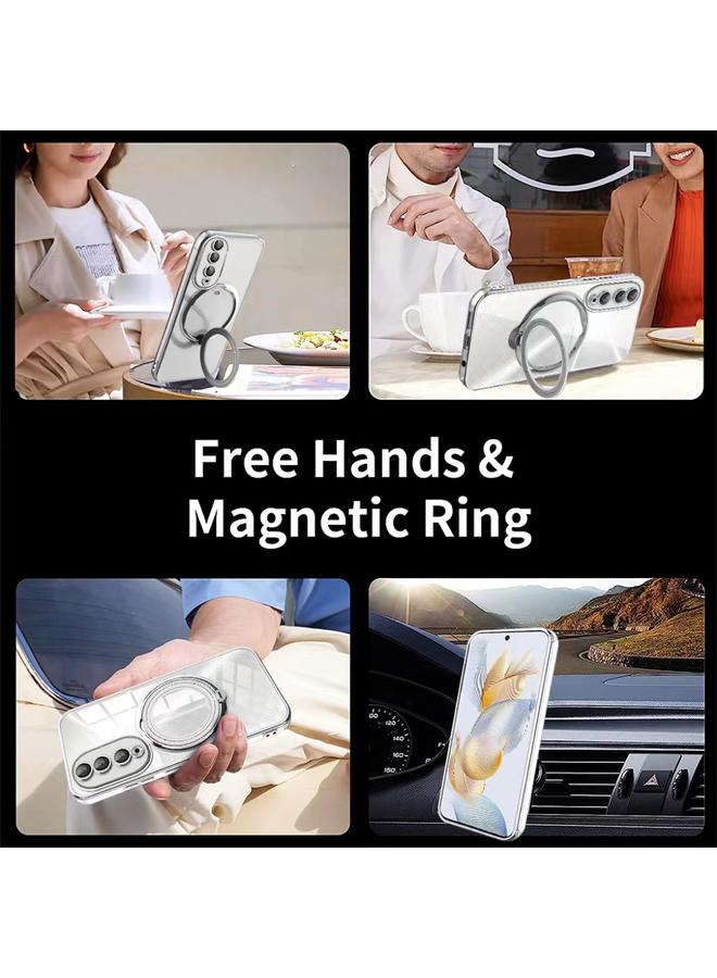 اس-توب جراب لهاتف Honor 90 مع حامل MagSafe دوار من مادة TPU - Image 4