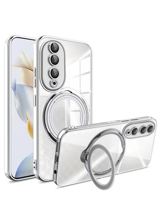 اس-توب جراب لهاتف Honor 90 مع حامل MagSafe دوار من مادة TPU - Image 1