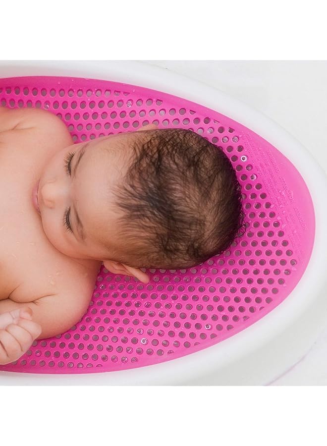 SPARVA Truecare Baby Bath Support Pink Soft Mesh Ergonomic Hygienic Easy To Store For Infants Up To 6 Months (9 Kgs Max) - Image 5