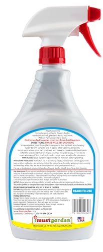 IMUSTGARDEN I Must Garden Squirrel Repellent: Protects Vehicles, Plants, Decking, & Furniture – Works on Chipmunks – 32oz Ready to Use - Image 2